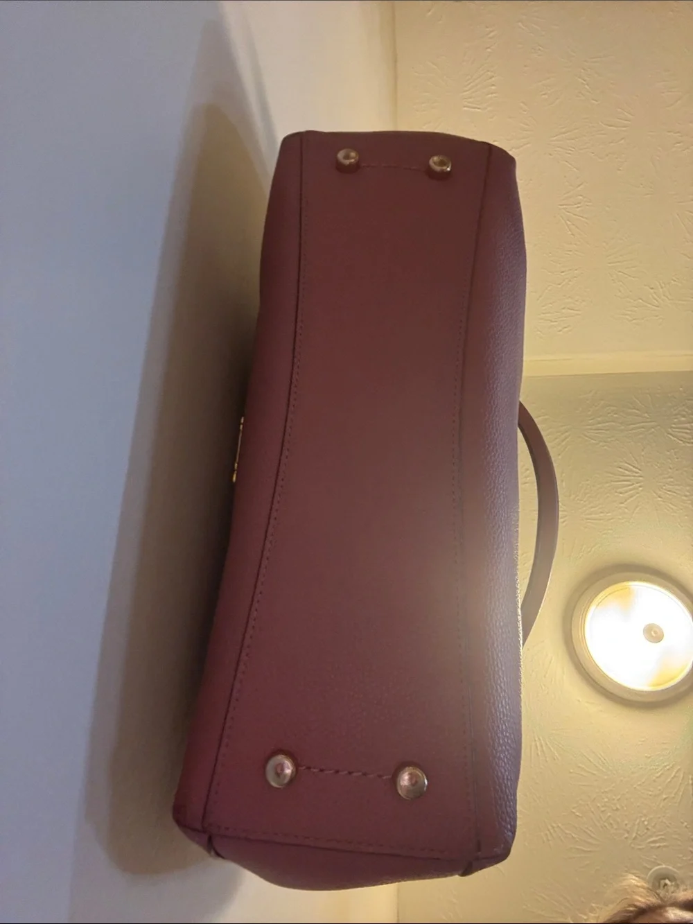 Coach Clarkson Hobo 24947 Rose Pink Pebble Leather Convertible Shoulder Bag